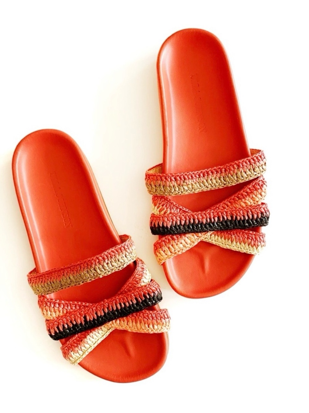 Ulla Johnson Raffia Slide Sandals